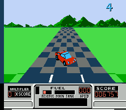 Ретро-игры - Road Blasters (NES) - аркадные гонки со стрельбой, портированные с Atari System 1